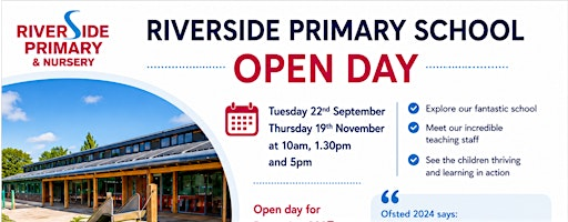 Riverside Primary School Open Day | Riverside Primary School