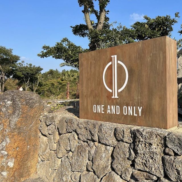바다와 산이 있는 제주도 ‘원앤온리’ 카페