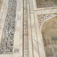 White marble Taj Mahal