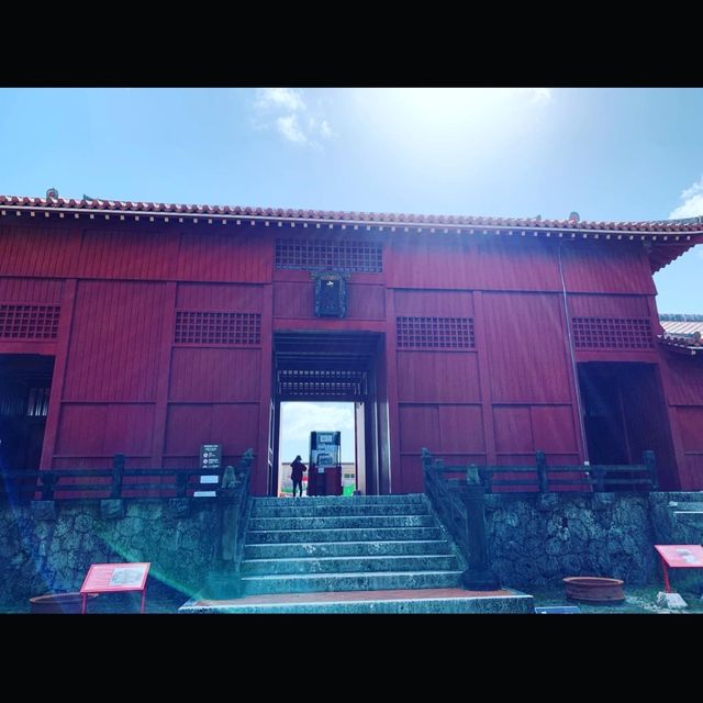沖縄　再建中　首里城❗️