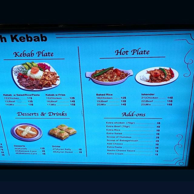 Turkish Turkuaz Kebab