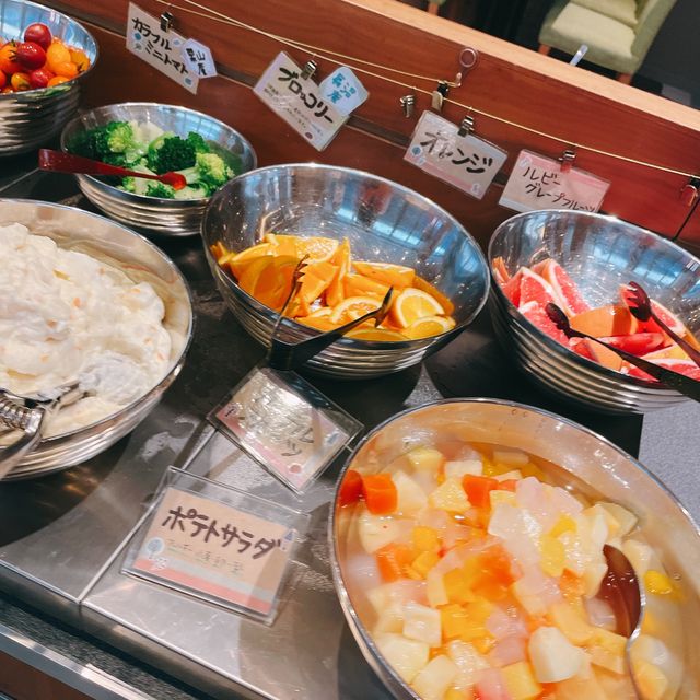 朝食ビュッフェが復活してました！