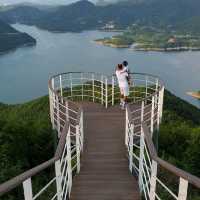 Taking Mono Rail through the Chungjuho Lake