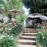 คาเฟ่ในสวนสไตล์อังกฤษ fleur cafe & eatery 