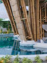 印尼 | Gili Air島上最大bamboo villa😱😍