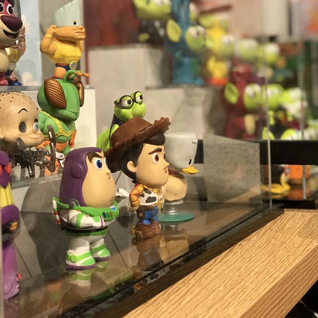 等了很久才搶到位置的Pixar 展覽！