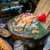 บุฟเฟ่ต์อาหารนานาชาติในราคาหลักร้อย