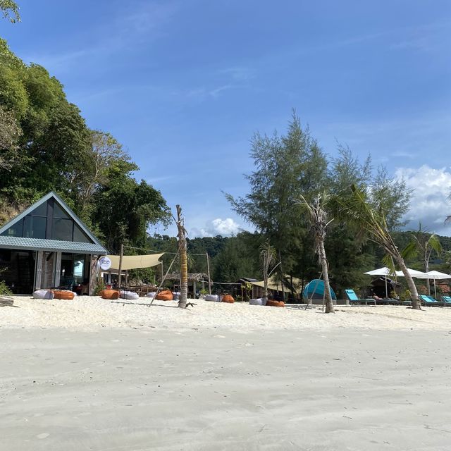 Sunbathing at Pantai Tengah