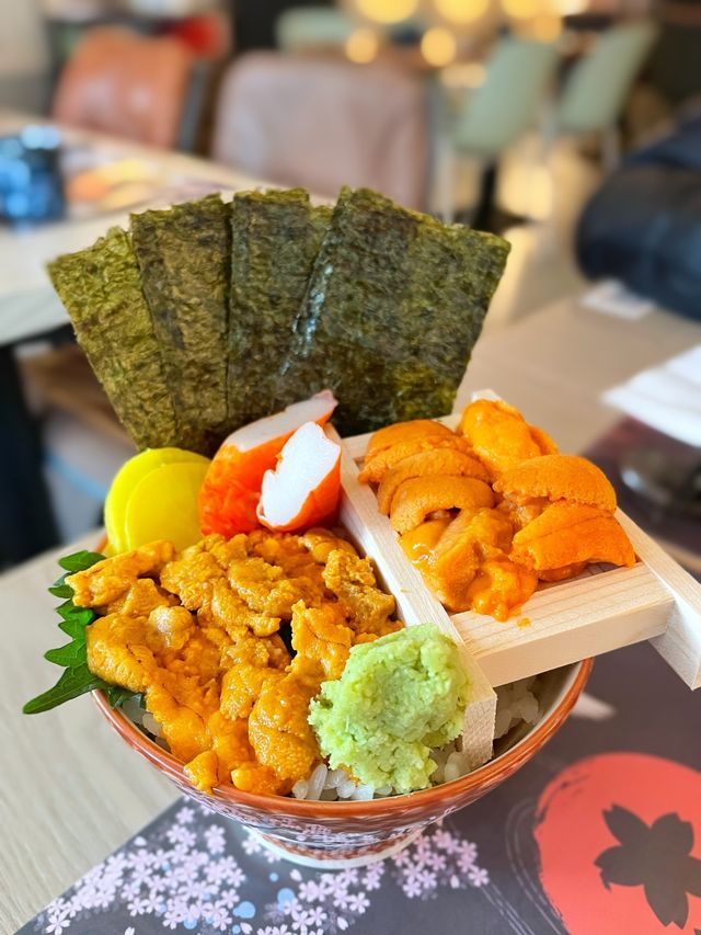 旺角滿瀉鮮甜海膽丼飯🤤