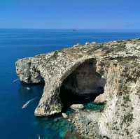 Blue Grotto from the sea