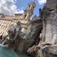 Admire the fountains at Piazza Navona