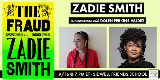 Zadie Smith | THE FRAUD with Dolen Perkins-Valdez at Sidwell Friends School (Washington) | Sidwell Friends Meeting House