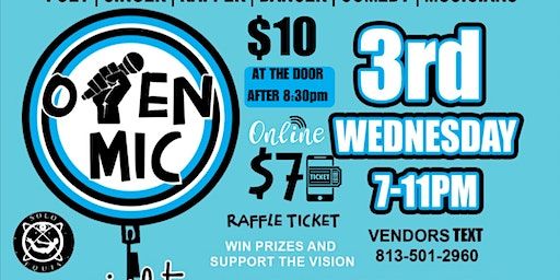 3rd Wednesday Open Mic Night | Moonlight Lounge