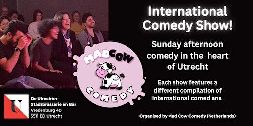 International Comedy Showcase | De Utrechter Stadsbrasserie en Bar