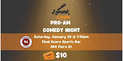 Pro-Am Comedy Night by Lanark Laughs | Final Score Sports Bar