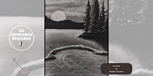 Charcoal Drawing Event "Ice Rink" in Stevens Point | Sunset Point Winery