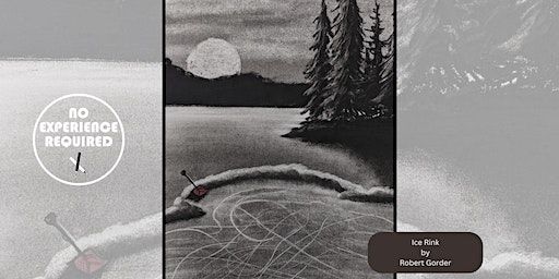 Charcoal Drawing Event "Ice Rink" in Stevens Point | Sunset Point Winery