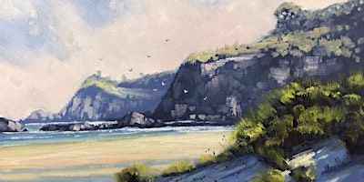 John Rice: Landscape in Oils: Narooma Beach | Tanilba Foreshore Hall