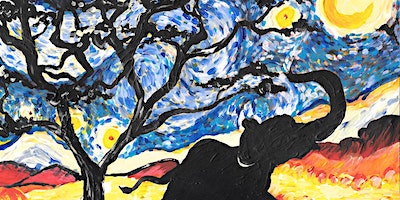 Paint Starry Night Elephant!! Harrogate | Major Tom's Social Bar, Harrogate