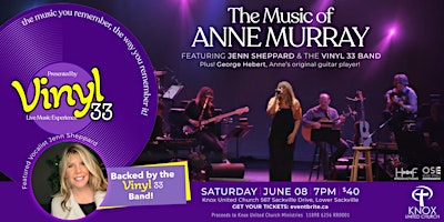 THE MUSIC OF ANNE MURRAY | Knox United Church
