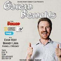 Gareth Reynolds headlines the Club | Savage Henry Comedy Club
