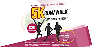 5k Una Gran Familia | Iglesia Evangélica Unida de Puerto Rico | Oficinas Centrales