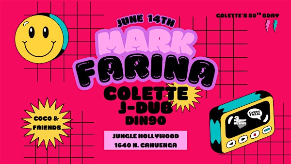 Colette's 50th B-day with Mark Farina, J-Dub, and Din9o at Jungle Hollywood | Jungle Hollywood