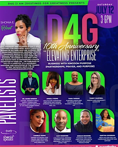D4G     [ I AM ]Destined for Greatness 10  Year Anniversary Celebration | Lorain County Community College