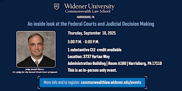 An Inside Look at the Federal Courts and Judicial Decision Making | Widener University Commonwealth Law School, A180