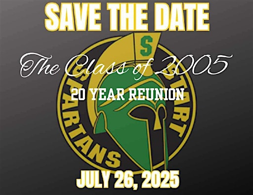Class of ‘05 Start Spartans 20 Year Reunion | Scott Park Banquet Room