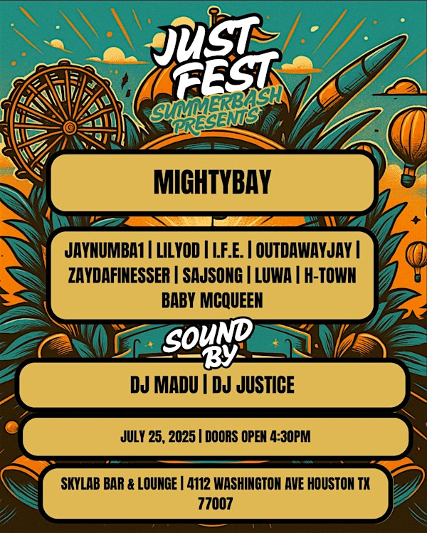 JustFest summerbash | SkyLab Social