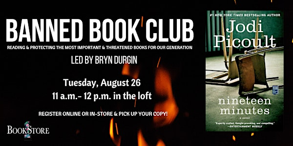 The Banned Book Club "Nineteen Minutes" by Jodi Picoult | Bookstore1Sarasota