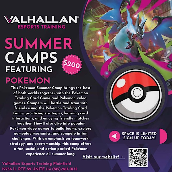Valhallan Esports Training Pokemon Summer Camp | Valhallan Esports Training