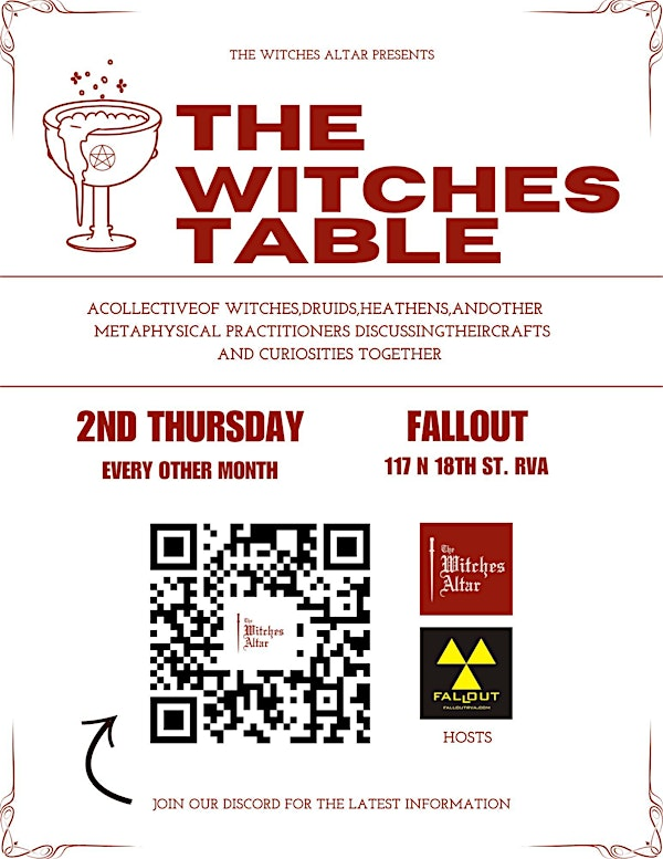Witches Table Richmond | Fallout Witches Table Richmond | Fallout