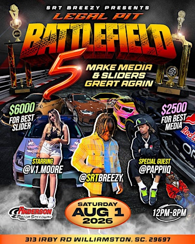 BATTLEFIELD 5 MAKE MEDIA & SLIDERS GREAT AGAIN. | Anderson Motor Speedway Inc