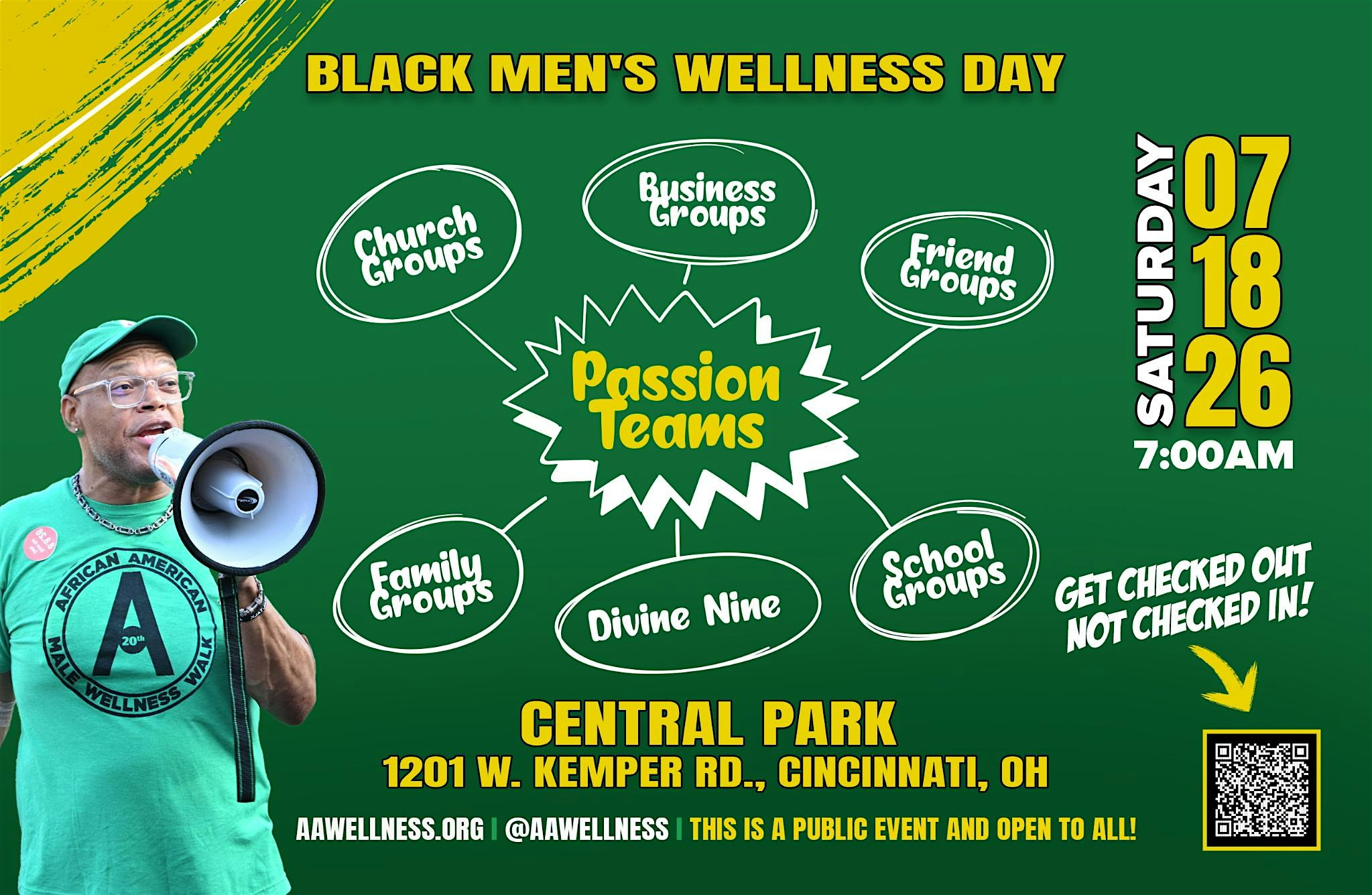2026 Black Men's Wellness Day - Cincinnati | Central Park