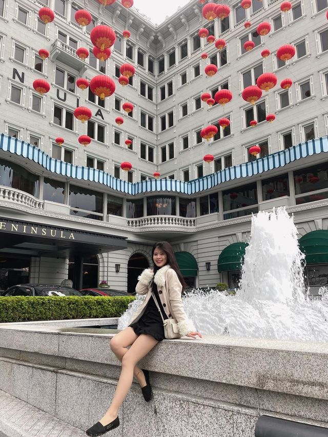香港半島酒店打卡點📸📍