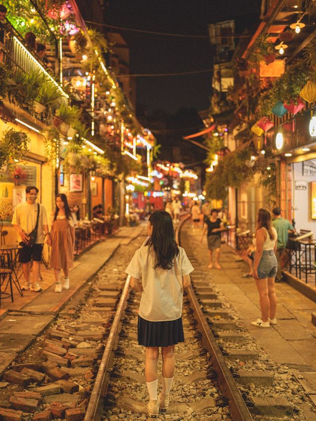 하노이 명소 기찻길 카페거리🚃