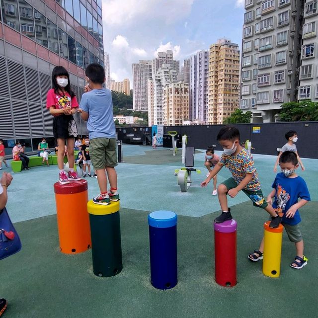 葵芳新都會廣場樓上既空中歷奇公園