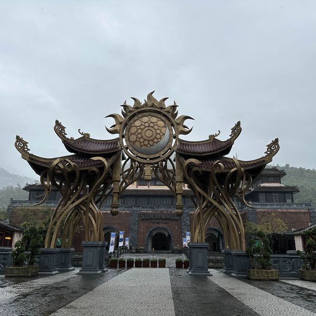 Ba Na on a rainy day