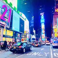 【New York】圧倒的スケールのタイムズスクエア！絶対行ってほしいスポット！