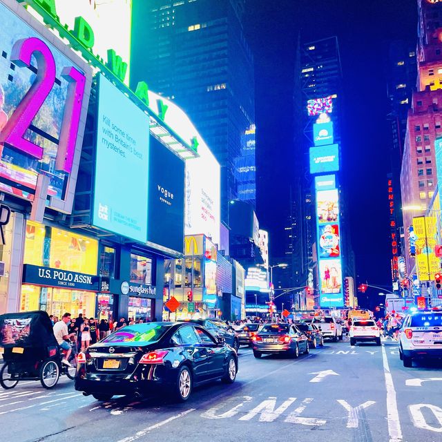 【New York】圧倒的スケールのタイムズスクエア！絶対行ってほしいスポット！