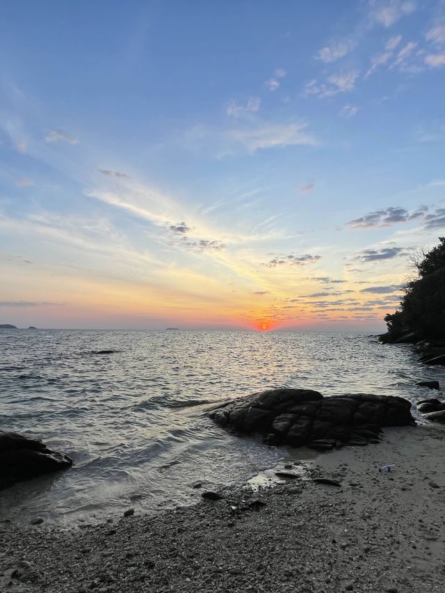 🇹🇭泰国曼谷自驾3小时小岛🌊超美🌄超安静