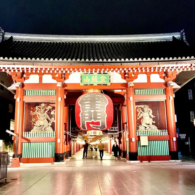 【東京】幻想的な雷門