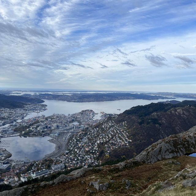 1,300 steps to the highest view in Bergen 