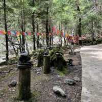 Outdoor trek at sacred Tibetan site 
