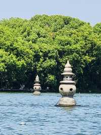 the back of 1 yuan, 3 magic pagodas, Hangzhou