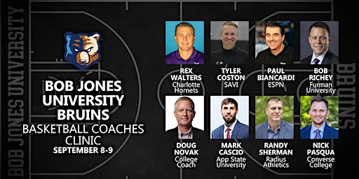 Basketball Coaches Clinic (presented by BJU Bruins): South Carolina Coaches | Davis Field House