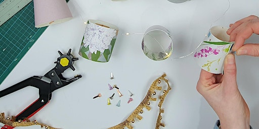 Make your own fairy light lampshade garland | Abbot House