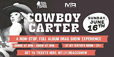 COWBOY CARTER! A Non-Stop Full Album Drag Show Experience | MSR My Sisters Room